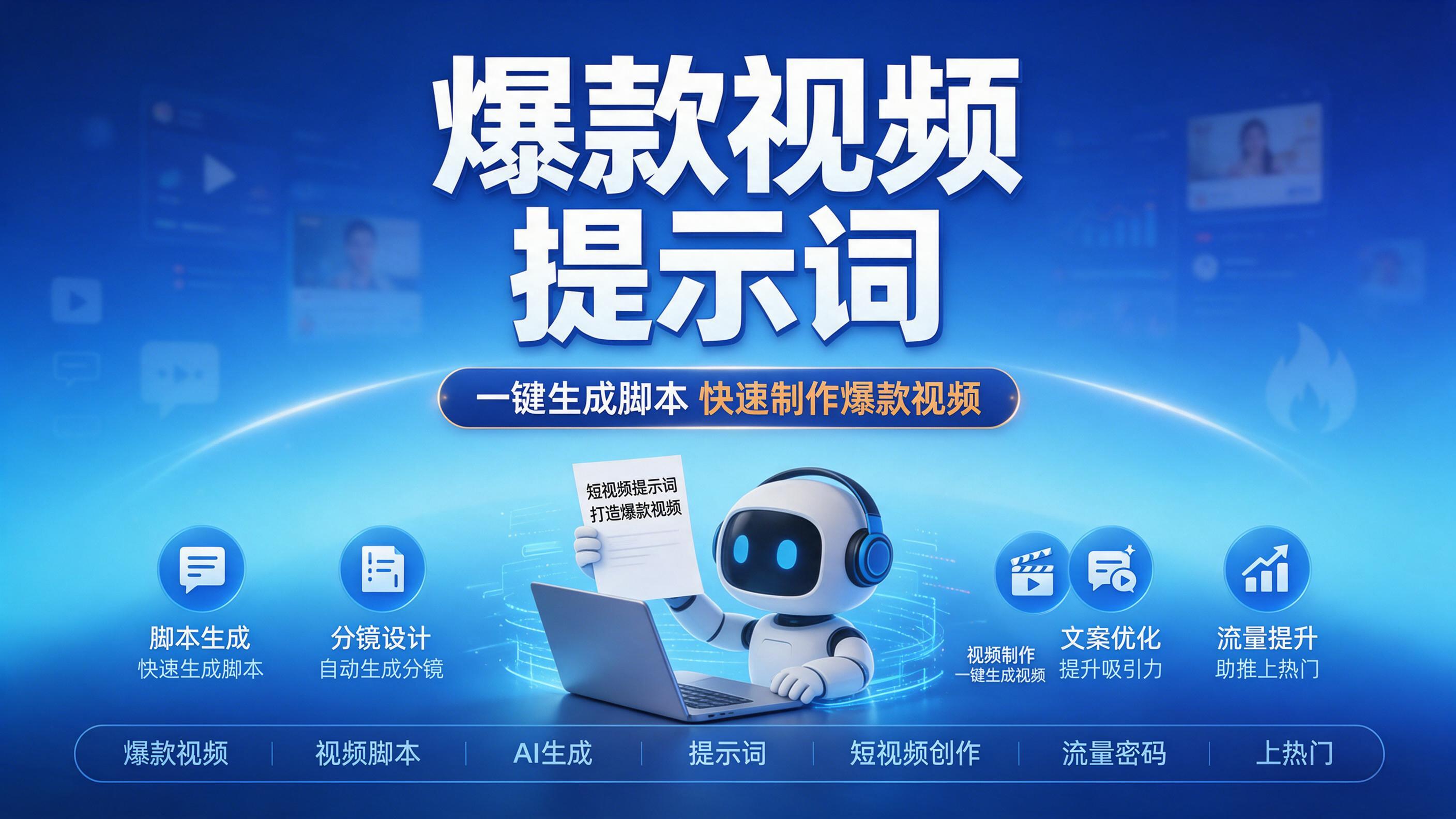 爆款视频提示词：打造高流量短视频的核心密码