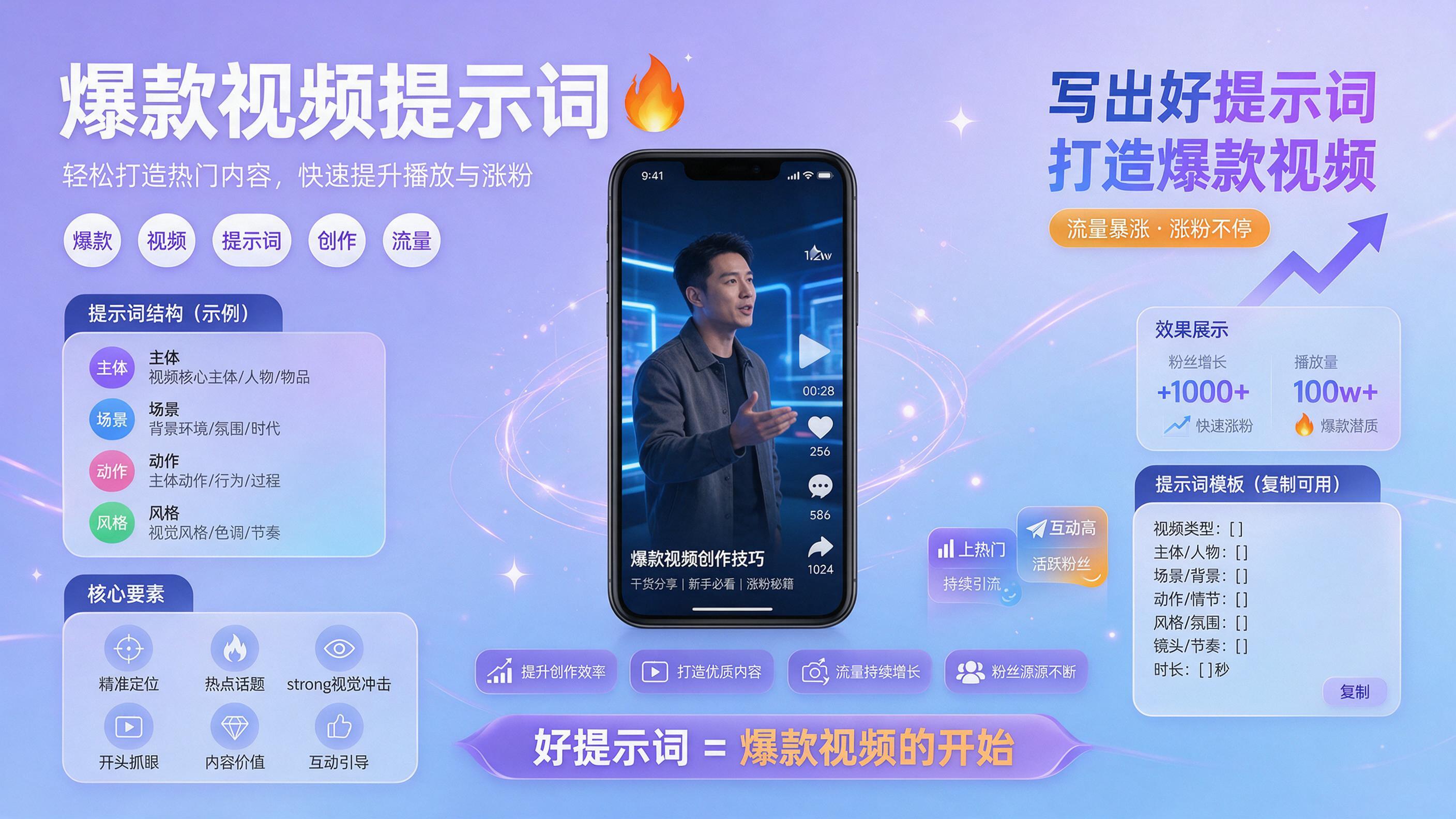 爆款视频提示词 - 配图1