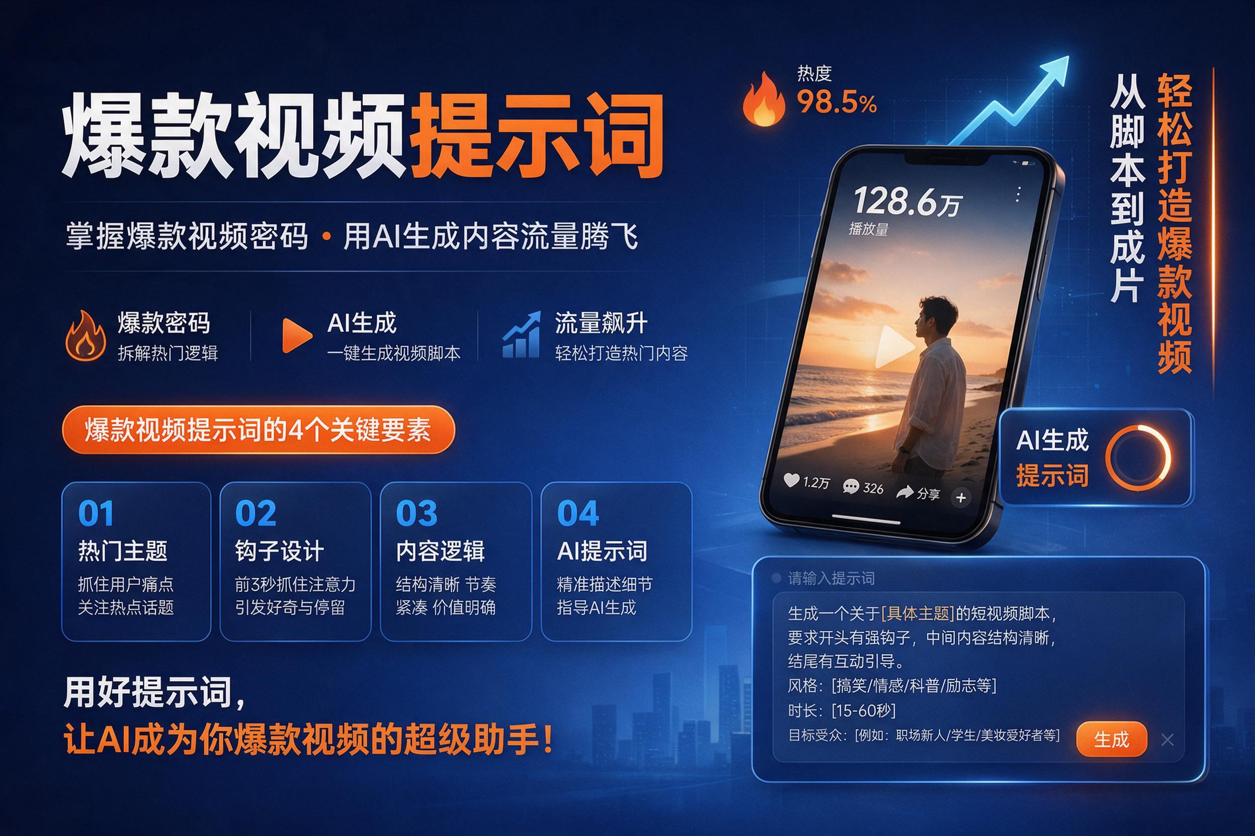 爆款视频提示词 - 配图1